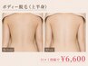 【女性口コミ限定】ボディ脱毛◎上半身(お腹・胸・背中)◎¥6,600
