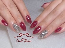 ウナネイルサロン 渋谷店(Una nail salon)/ワンカラー＋2埋め尽くし