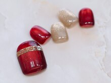 ルシェルアイ/FOOT☆フット☆ボルドーきらきら