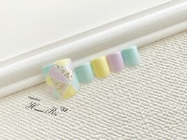 パステルフットネイル