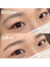 エクラ(eclat)/まつ毛パーマ×アイブロウwax