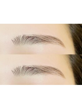 アイブロウメニューがあるサロン