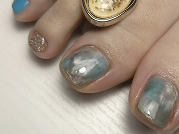 ジェミーネイル(JeMY nail)の写真/足元のおしゃれに欠かせないフットネイル☆モチの良いフットメニューが多数！