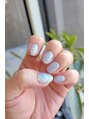 フラワーズネイルアンドアイラッシュ(FLOWER’S nail&Eyelash) ジェルを重ねてアレンジ☆