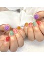 アンリッシュ 新宿(un Riche) ドロップネイルとってもおいしそうな仕上がりでした。