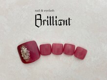 ネイルアンドまつげエクステのお店 ブリリアント 草加(Brilliant)/Foot 　定額9900円コース