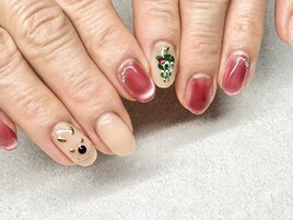 クリスマス＆トナカイネイル♪