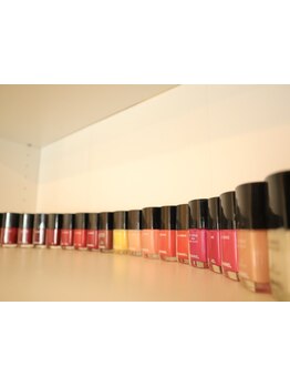 マニキュアメニューのあるサロン