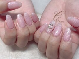 ワンカラー/ピンクネイル