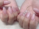 ワンカラー/ピンクネイル