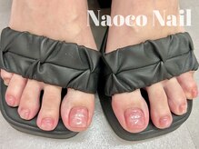 ナオコネイル(Naoco Nail)/フット＊ピーチ＊ニュアンス
