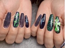 エムユーファイブネイル(MU5-nail)/クロムパーツ×マグネットY2K