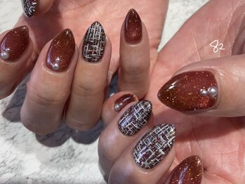 ツイードネイル♪