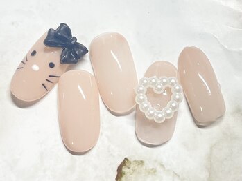 キティちゃんネイル