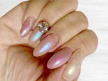 ネイルズ とんぷそん/艶々ワンカラーネイル♪