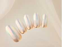 ヴァンネイル みなとみらい馬車道(VINGT NAIL)/オーロラミラーグラデーション