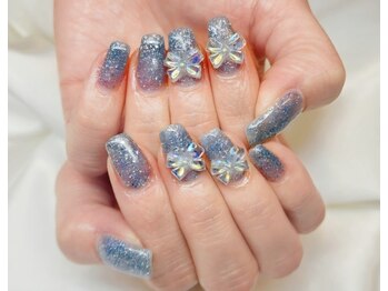 チェリー(Cherry)/【フラッシュxリボンネイル】