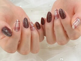 チェックネイル