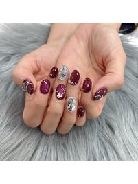 ボルドーネイル