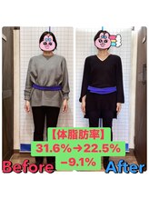 ヒデ整体院(Hide整体院)/ダイエット痩身成果＆骨盤矯正