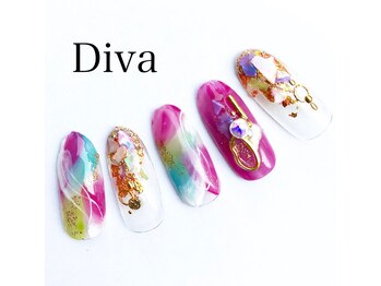 ネイルサロンディーバ 塚口店(Diva)/カラフルネイル