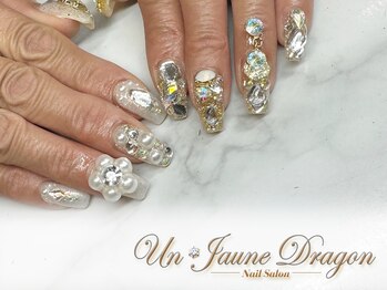 アン ジョーヌドラゴ/【自爪ネイル】アシメネイル