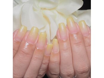 パステルラメイエローグラデ