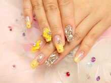 クリスタルネイル(CrystalNail)の雰囲気（3Dアートもできます♪ 写真：3Dアートとストーン）