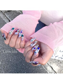 グラシアスドット(Gracias.)/キラキラ/ストーン/モテ可愛