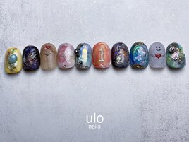 一周年のネイルチップデザイン