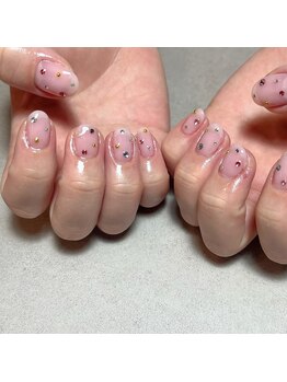 ムー(moo)/ビジューネイル