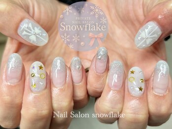 スノーフレーク(Snowflake)/クリスマスデザインコース☆