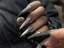 ダークハニー 原宿店(Dark Honey)/水光マグネット/冬ネイル