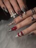 (hand)【ロングチップ長さだし・やり放題】ゴージャス・フルデザイン180分