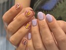 ピンクホログラムネイル【tama】