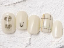 ネイルメゾン 池袋店(NAIL MAISON)/色鉛筆チェックハート¥10550