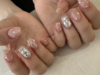 プラス サード(Plus 3rd)/ウェディングネイル　by yuri.s