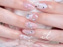 イル 神戸店/フラワー×アートネイル