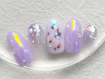 ヴィオラ(VIOLA)/オーロラ/ラメ/フラワー