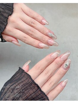 クリーム(Nail Atelier CREAM)/フラッシュグラデーション☆