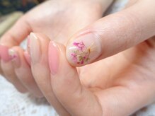 アミュリー ネイル アトリエ(Amury nail atelier)/押し花ブーケ♪