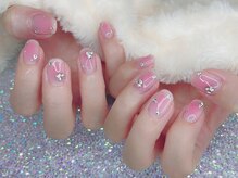 バーロ ビューティールーム(Balo Beauty Room)/純欲チークネイル　三軒茶屋