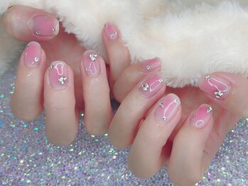 バーロ ビューティールーム(Balo Beauty Room)/純欲チークネイル　三軒茶屋
