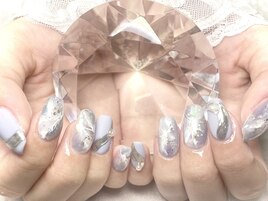 夏のニュアンスネイル