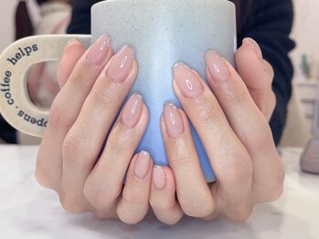 キナ(KINA)/12/2　ベース1色ガラスフレンチ