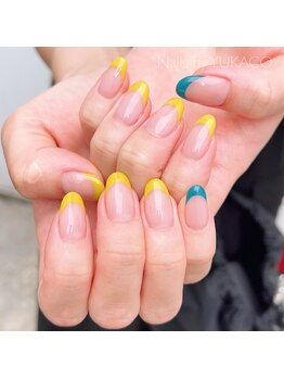 リグネイルスタジオ(Lig nail studio)/ポイントカラーフレンチネイル