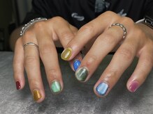 オムネイル 渋谷(HOMME NAIL)/マグネットネイル ¥7.100