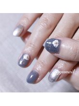 たゆ ネイル(たゆnail)/パラジェル＊雪だるまネイル