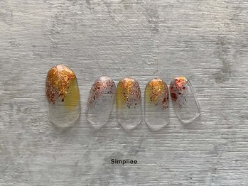 シンプリー ワン 渋谷店(Simpliee ONE)/【ハンド】塗りかけニュアンス