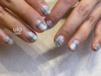 ウロネイルズ(ulo nails)/チェック柄ネイル